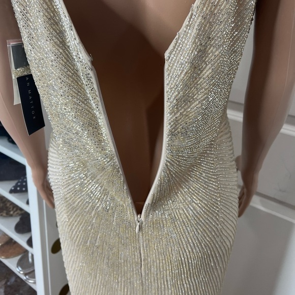 Aidan mattox beaded evening dress - Picture 8 of 16